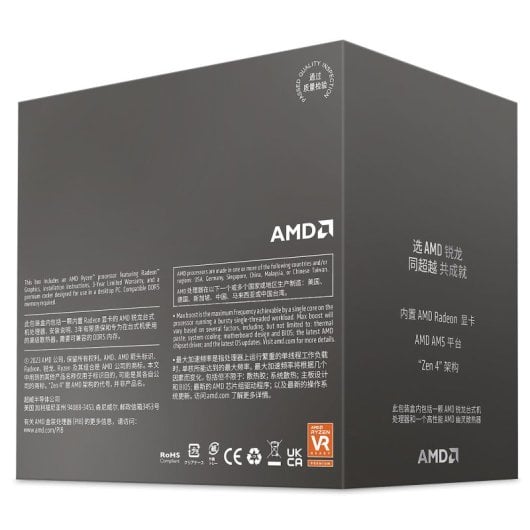 Procesador AMD Ryzen 5 8600G 6-Core 4.3 GHz Socket AM5 65W AMD Radeon 760M