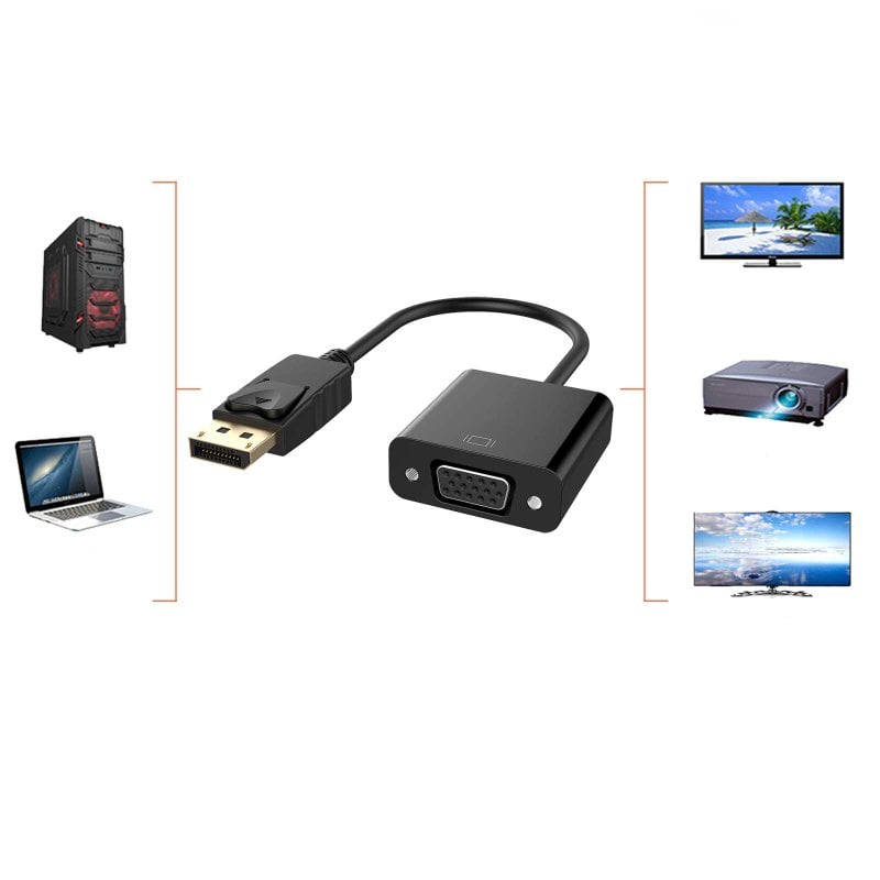 Adaptador Jaclink  DisplayPort a VGA