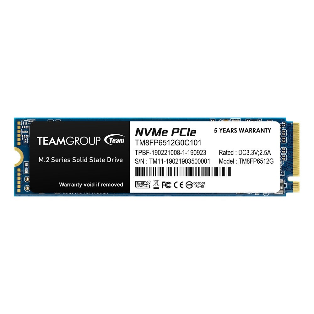 SSD NVME Team Group MP33  Gen3 512GB