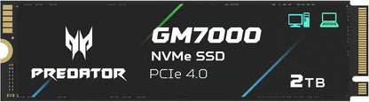 SSD NVMe Acer Predator GM7000 2TB M.2 SSD 2280 NVMe Gen4*