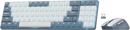 Combo Teclado  Redragon BS8772 Wireless Mechanical