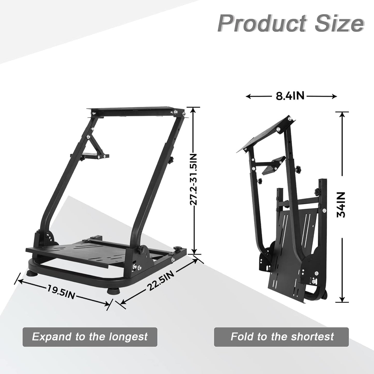 Simulador Hottoby Racing cockpit Steering Wheel Stand*