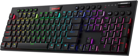 Teclado Redragon K618 Horus Wireless RGB Mechanical Keyboard