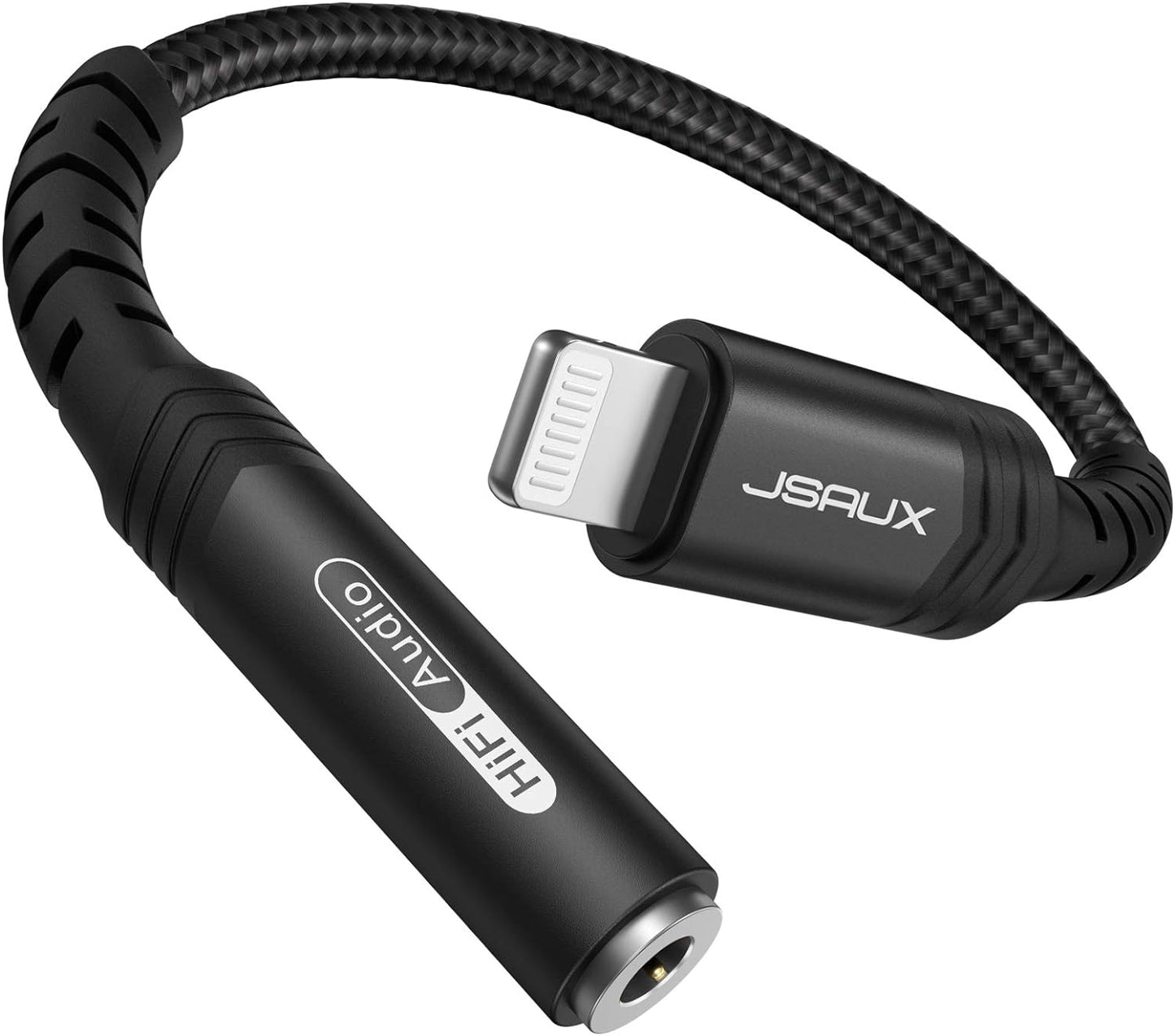 Adaptador Jsaux Lightning a 3.5 mm con certificación MiFi de Apple