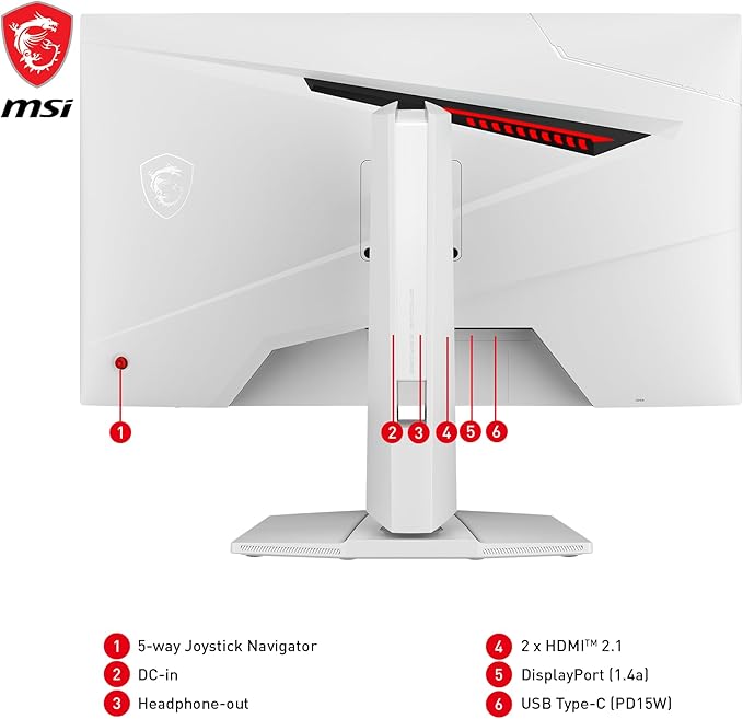 Monitor MSI MAG 274URFW 27" 160 Hz Rapid IPS UHD 3840 x 2160 (4K)