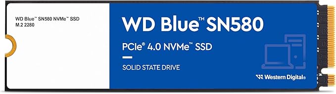 SSD NVMe Western Digital 1TB WD Blue SN580