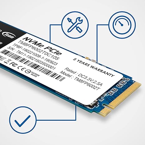 SSD NVME Team Group MP33  Gen3 512GB