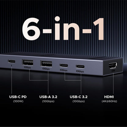 HUB Ugreen UGREEN Revodok CM818 USB-C Hub 6 in 1