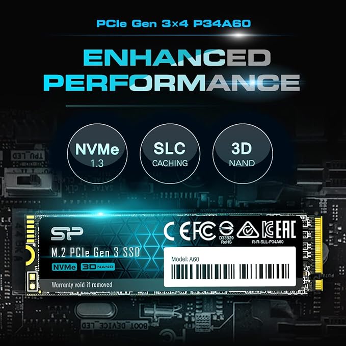 SSD NVMe Silicon Power A60 1TB