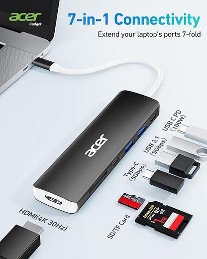 HUB Acer USB C 7 in1 0DK360