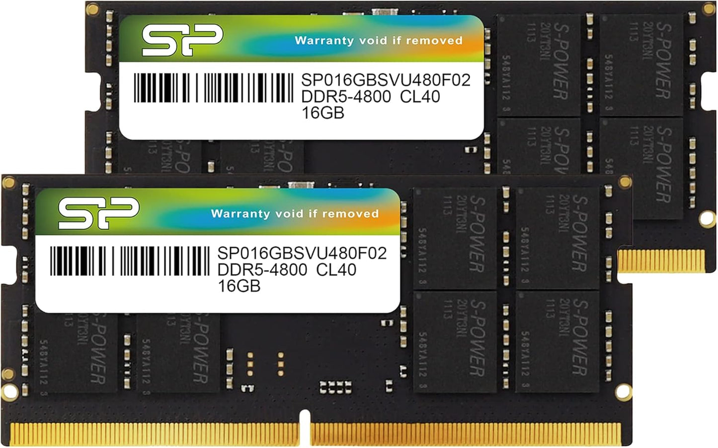 Ram Laptop Silicon Power DDR5 32 GB Kit (2 x 16 GB) 4800 MHz (PC5-38400)*