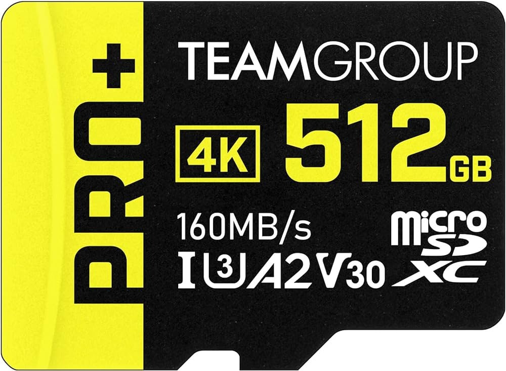 Memoria SD TEAMGROUP A2 Pro Plus Card 512GB Micro SDXC UHS-I U3 A2 V30