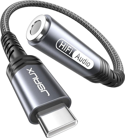 Adaptador JSAUX USB C a conector 3.5 mm