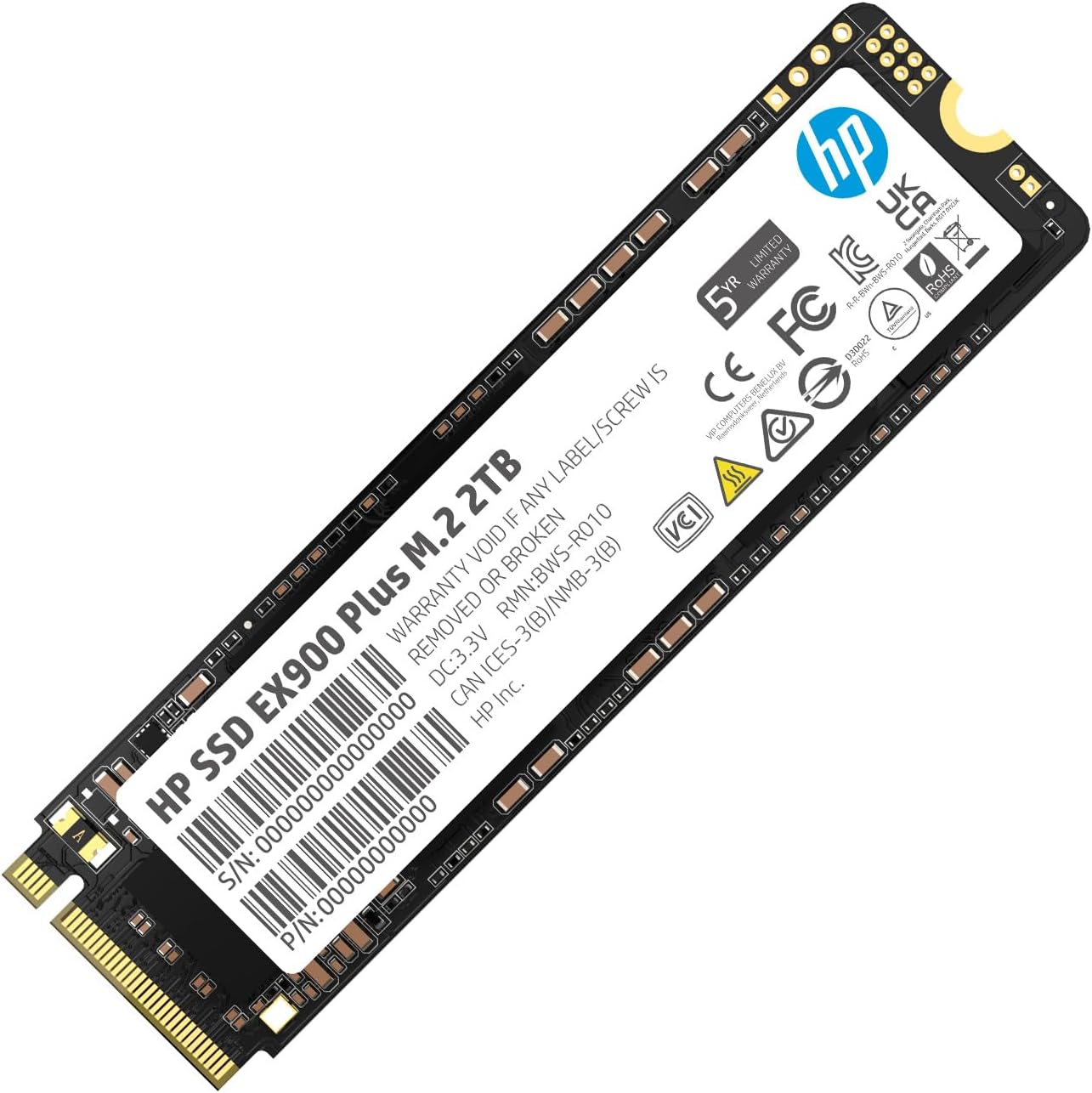 SSD NVMe HP EX900 Plus 2TB*