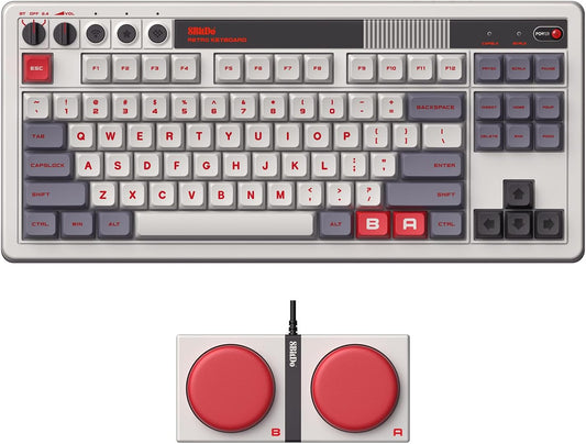 Teclado 8Bitdo Retro Mechanical Keyboard Wirelees