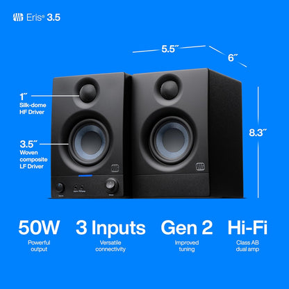 Bocina PreSonus Eris 3.5 Studio Monitors