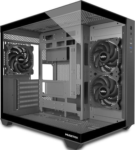 Case Musetex Y6 Black ATX