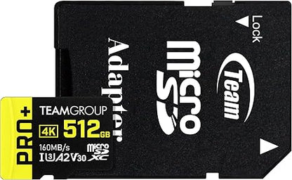 Memoria SD TEAMGROUP A2 Pro Plus Card 512GB Micro SDXC UHS-I U3 A2 V30