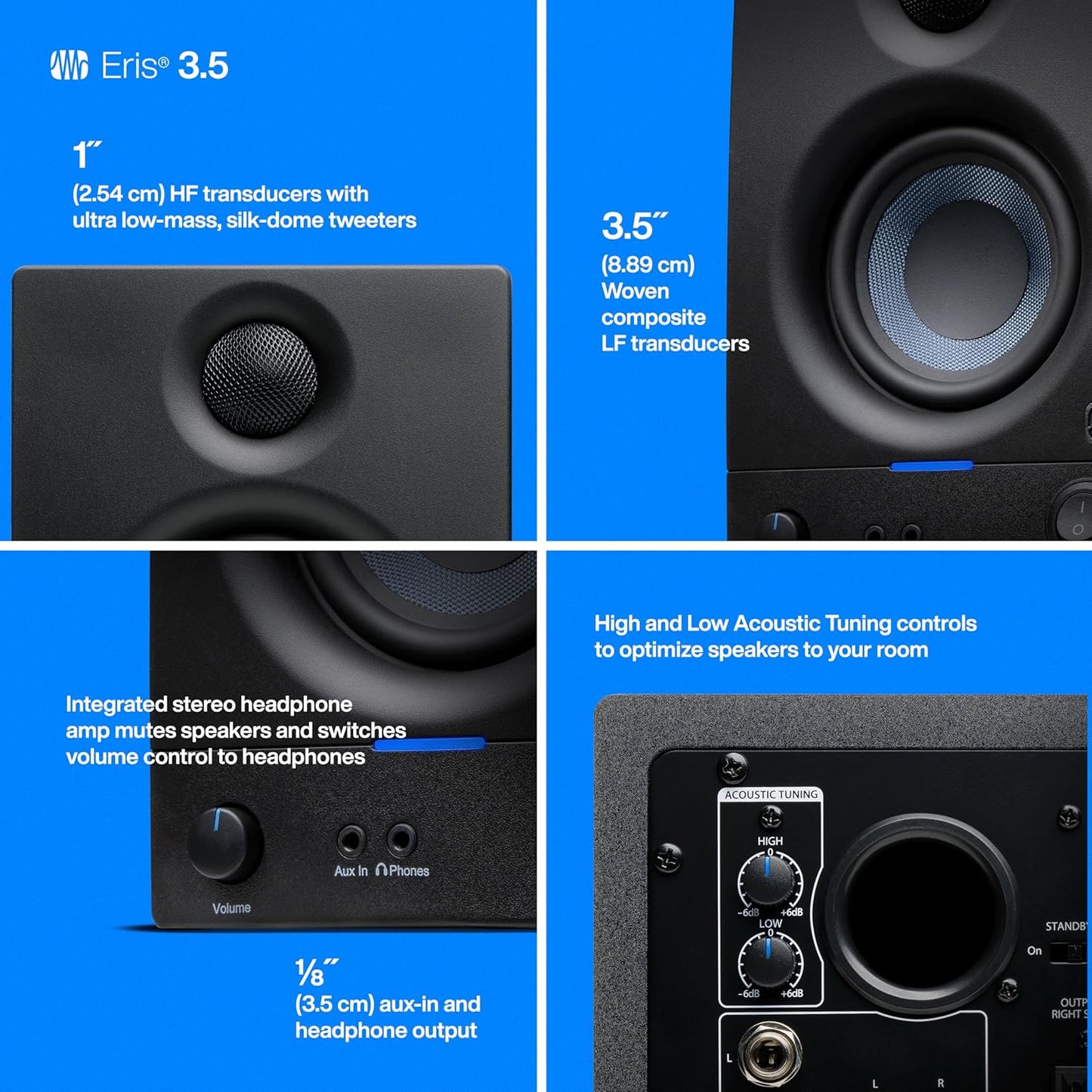 Bocina PreSonus Eris 3.5 Studio Monitors