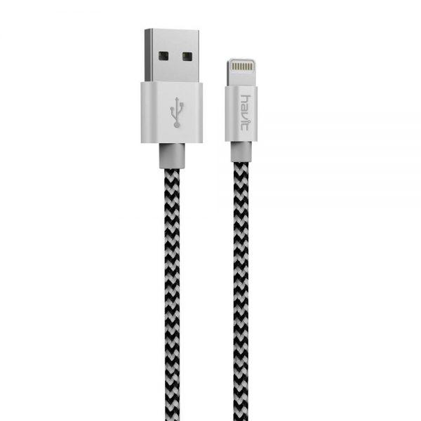 Cable Havit HV-CB728X Lightning iPhone 2.1 A Gris