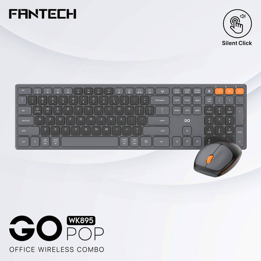 Combo Fantech WK895 Wireless Gris