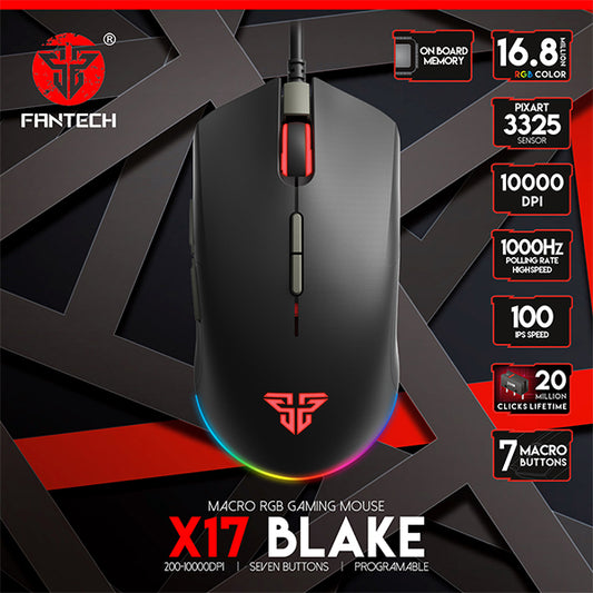 Mouse Fantech X17 Blake Black