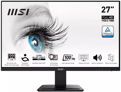 Monitor MSI PRO MP273A 27" FHD Business Flat IPS 100Hz/1ms