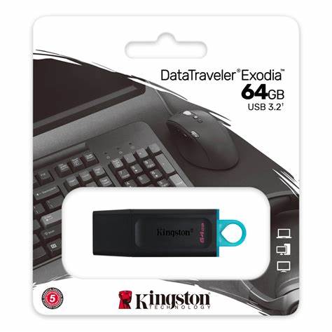 Pendrive Kingston DataTraveler Exodia 64GB USB 3.2