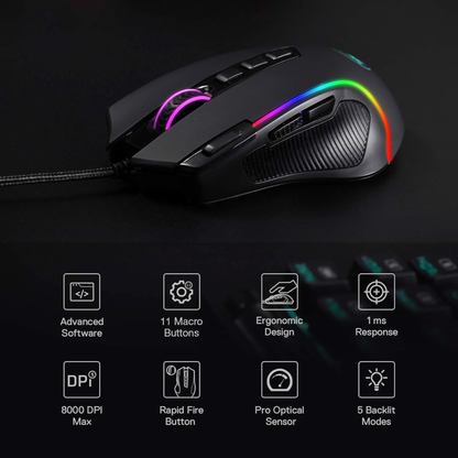 Mouse Redragon M612 Predator RGB