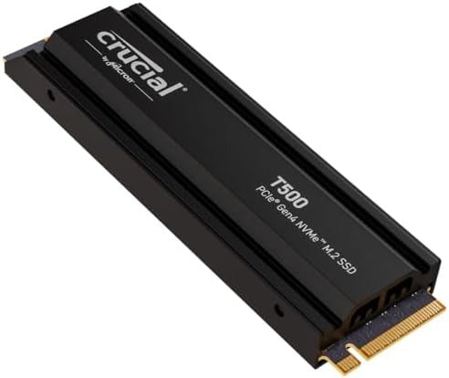 SSD NVME Crucial T500 2TB Gen4 Playstation 5 Compatible