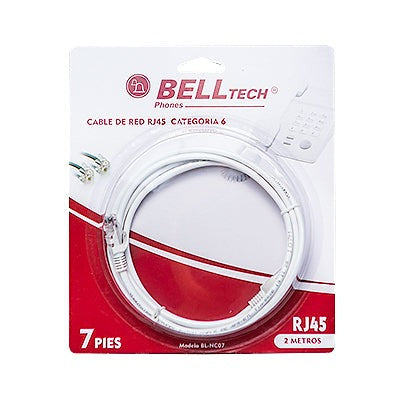 Cable  BellTech Cable de red RJ45 7ft