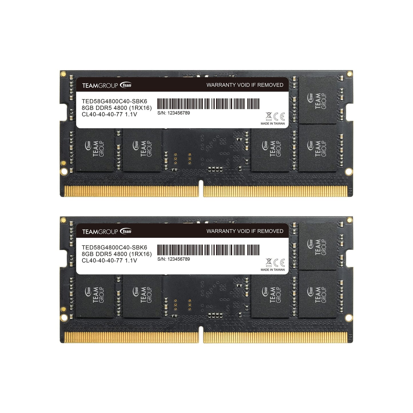 RAM Laptop Team Group Elite 16GB 2*8 4800 DDR5