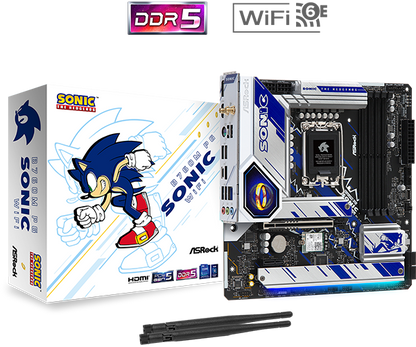 Motherboard ASRock B760M PG SONIC WiFi LGA 1700 DDR5 Micro ATX